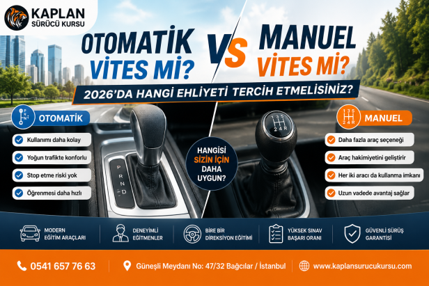Otomatik Vites mi Manuel Vites mi? 2026'da Hangi Ehliyeti Tercih Etmelisiniz?
